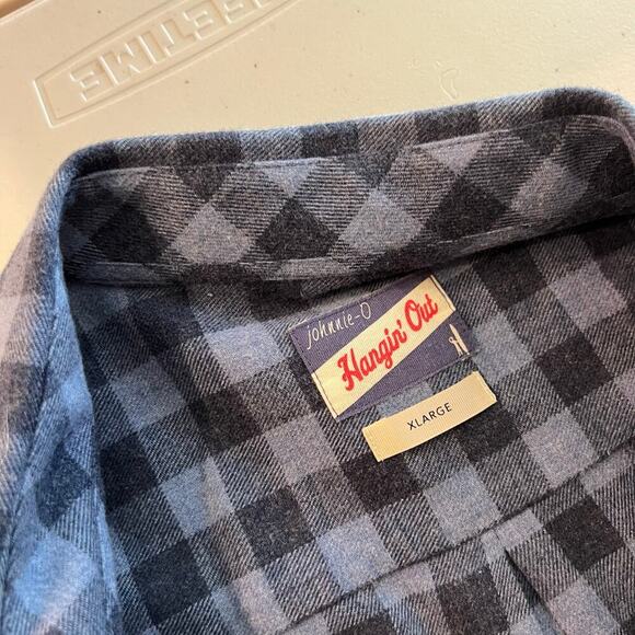 Johnnie-O Brian Blue Hangin Out Long Sleeve Button Down Shirt Men's Size XL - Picture 6 of 13